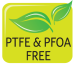 Bezpečný materiál bez použitia PFOA a PTFE - žiadne toxické látky
